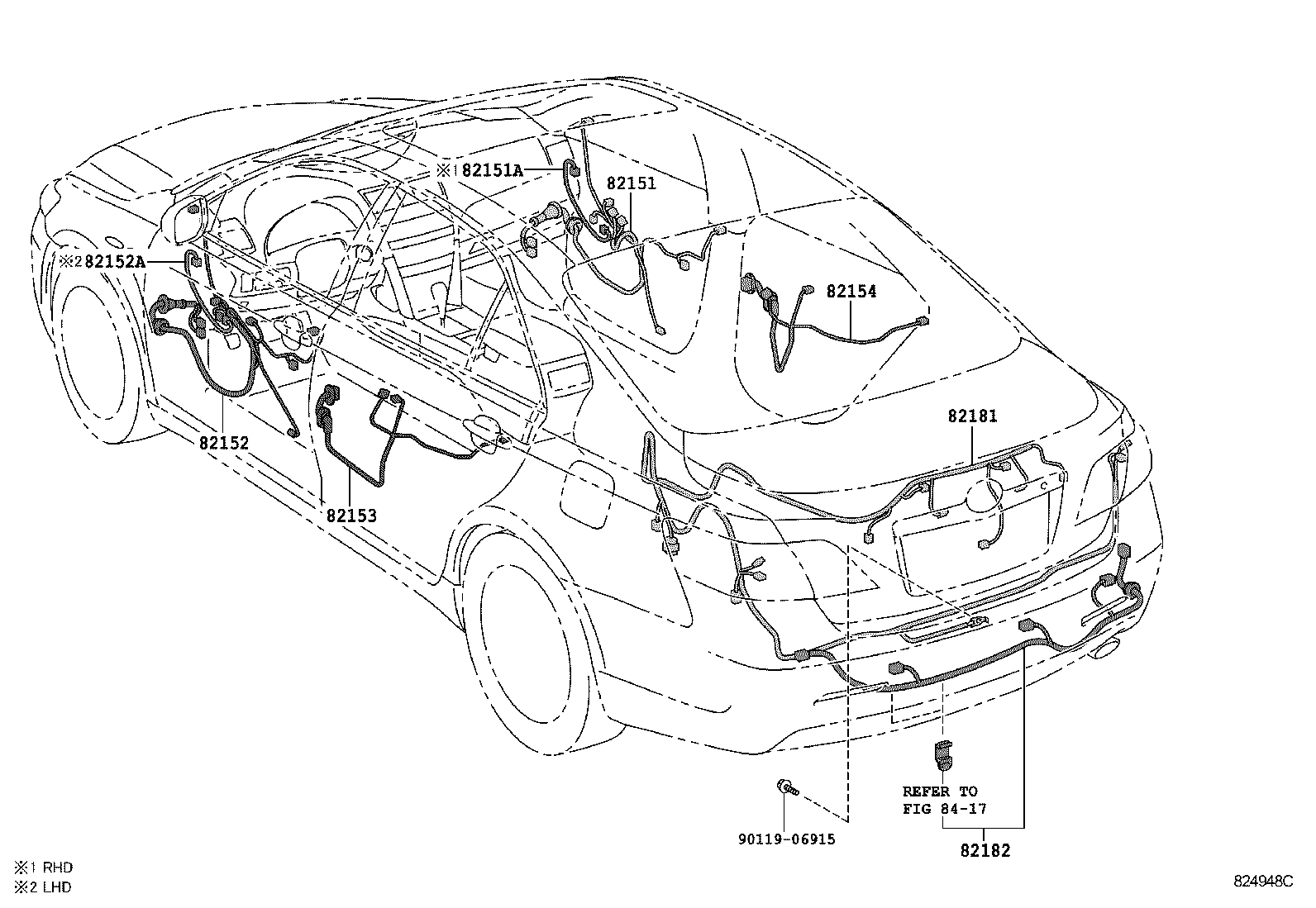  CAMRY AURION HV |  WIRING CLAMP