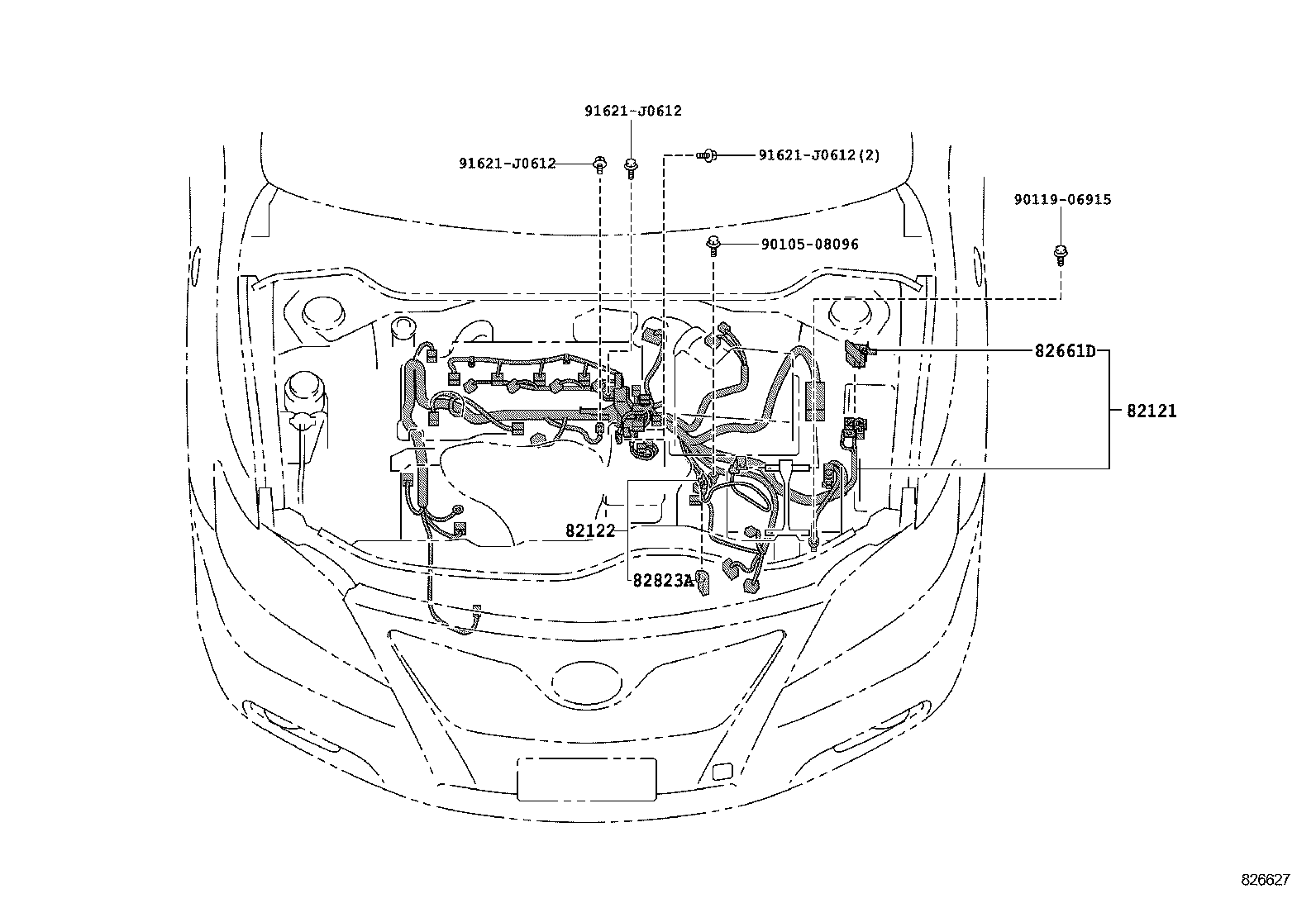  CAMRY AURION HV |  WIRING CLAMP