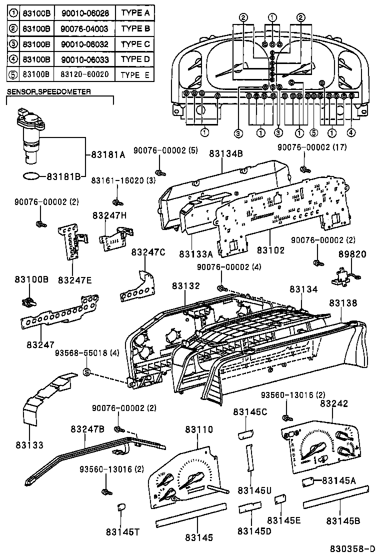  LAND CRUISER 100 |  METER