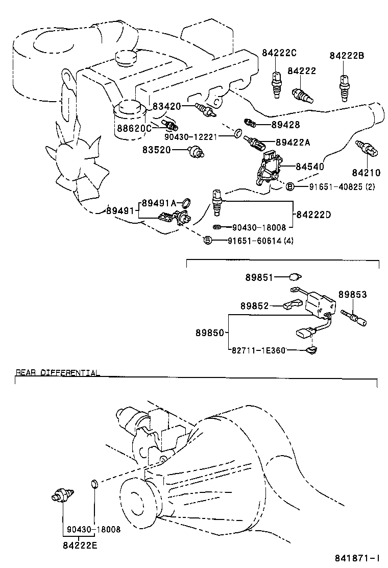  LAND CRUISER 100 |  SWITCH RELAY COMPUTER