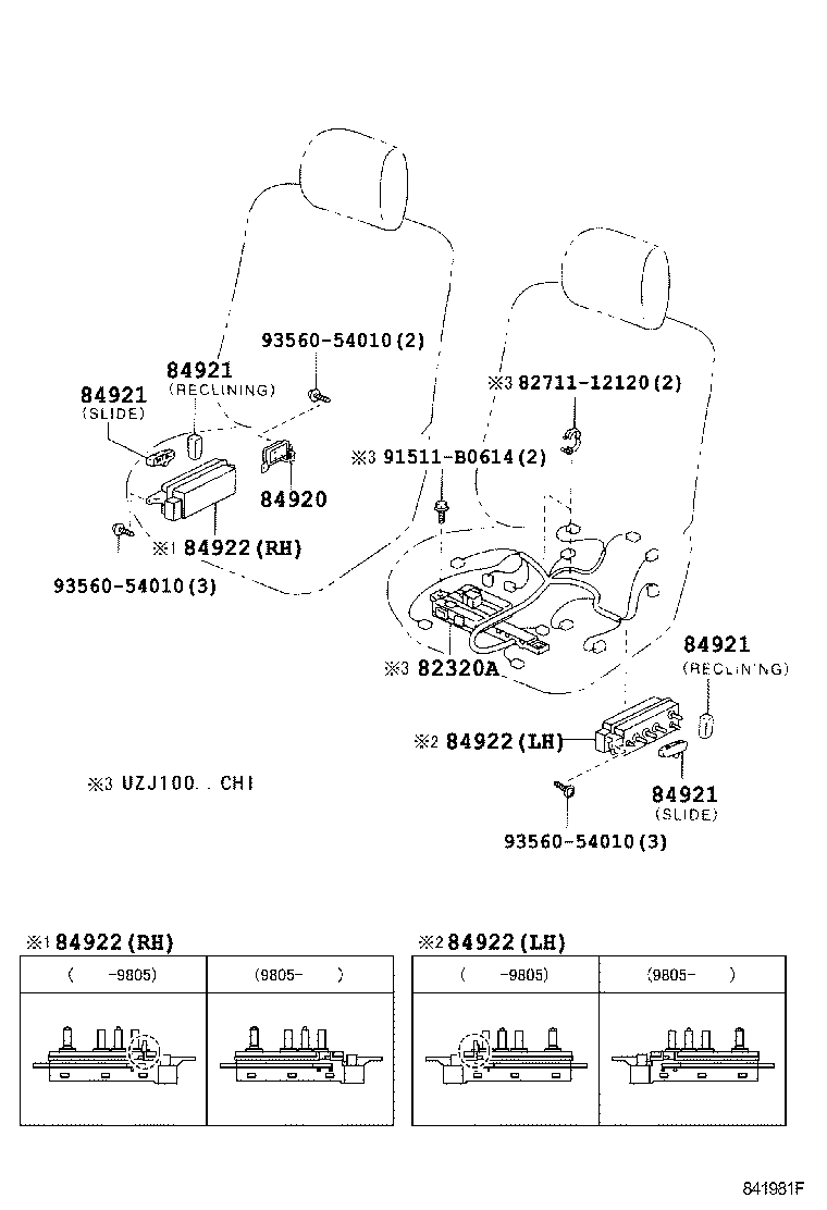  LAND CRUISER 100 |  SWITCH RELAY COMPUTER