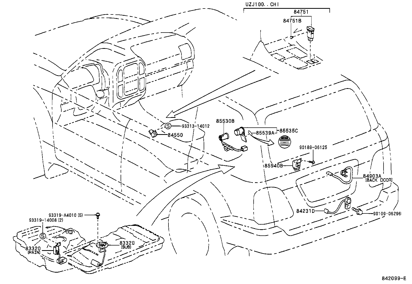  LAND CRUISER 100 |  SWITCH RELAY COMPUTER