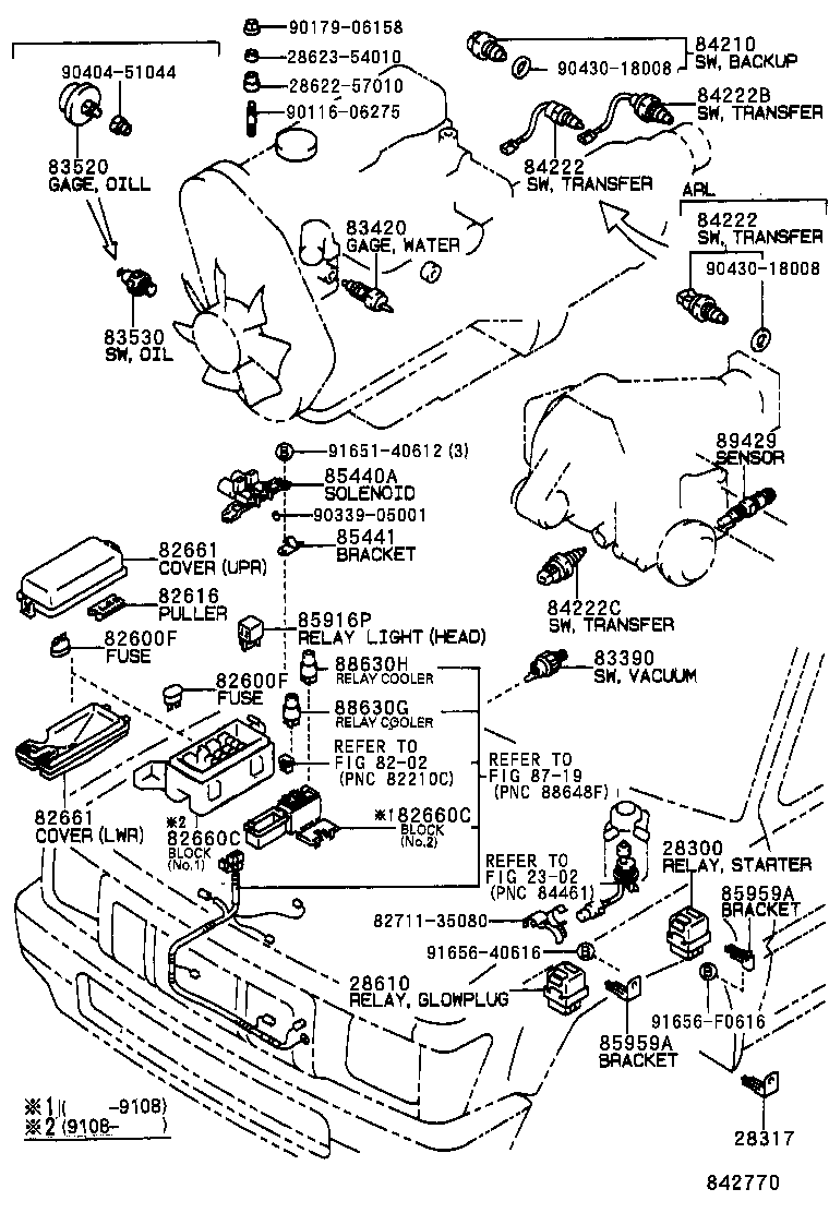  HILUX 4RUNNER |  SWITCH RELAY COMPUTER