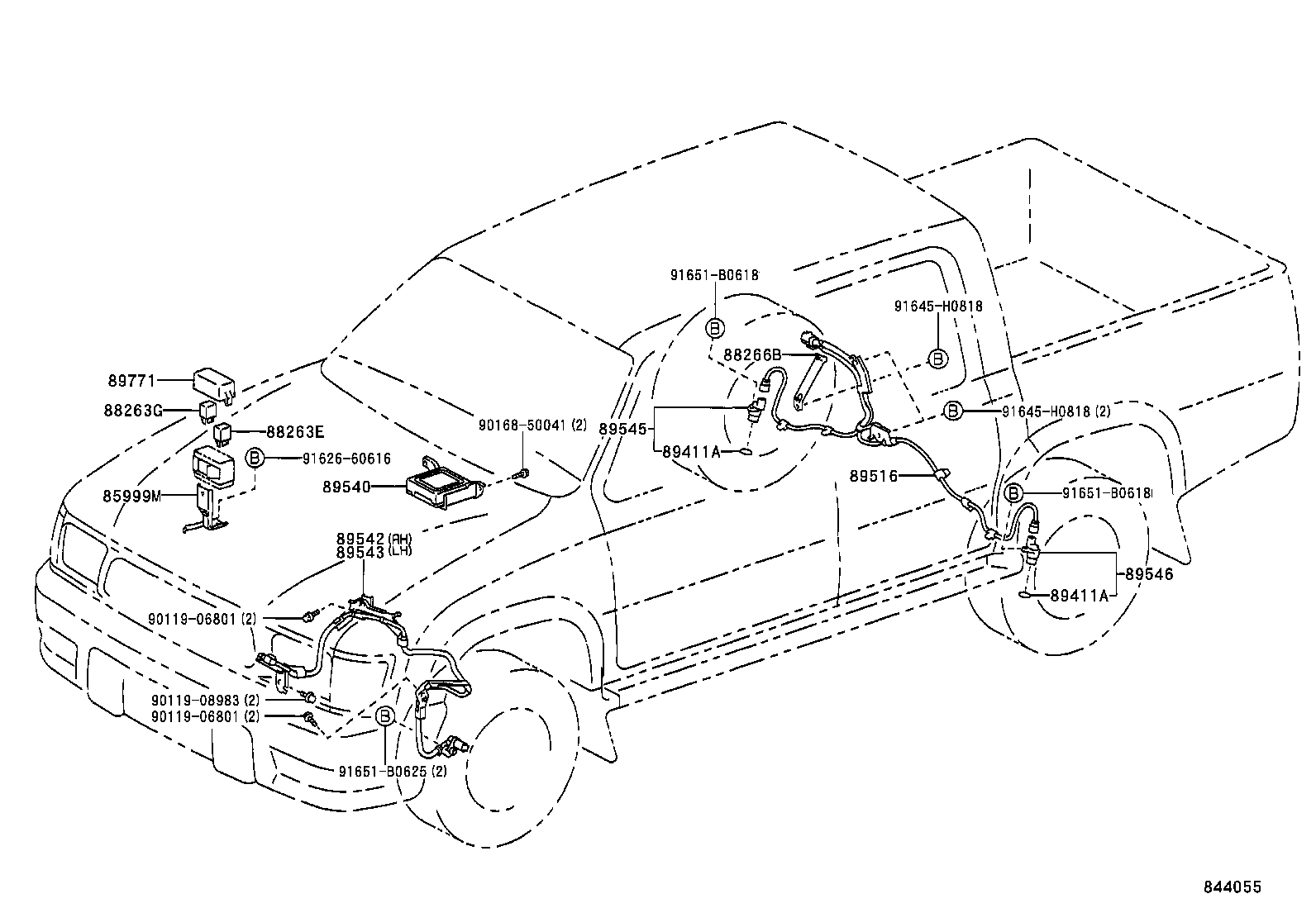  HILUX 2WD |  ABS VSC