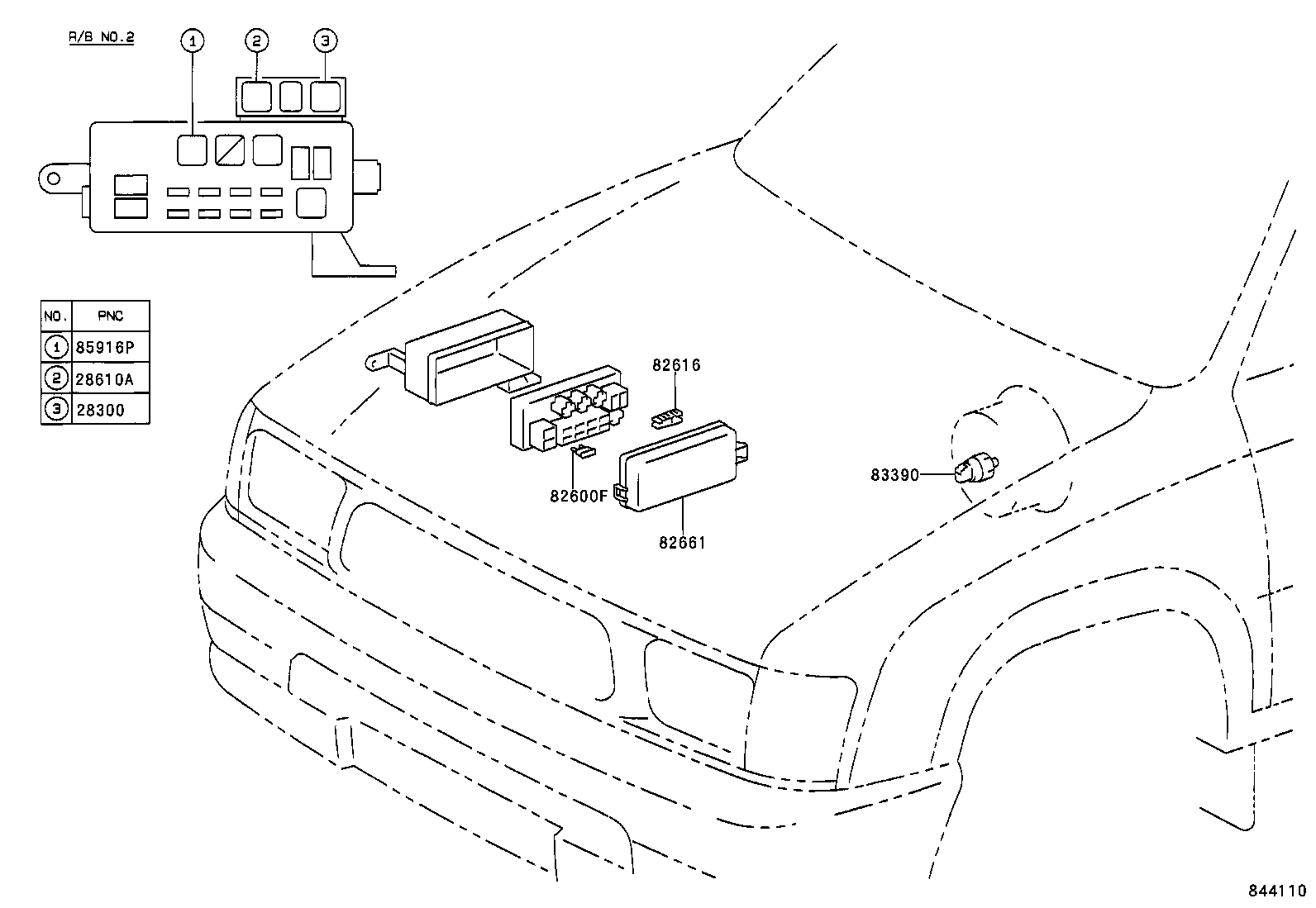  HILUX 2WD |  SWITCH RELAY COMPUTER