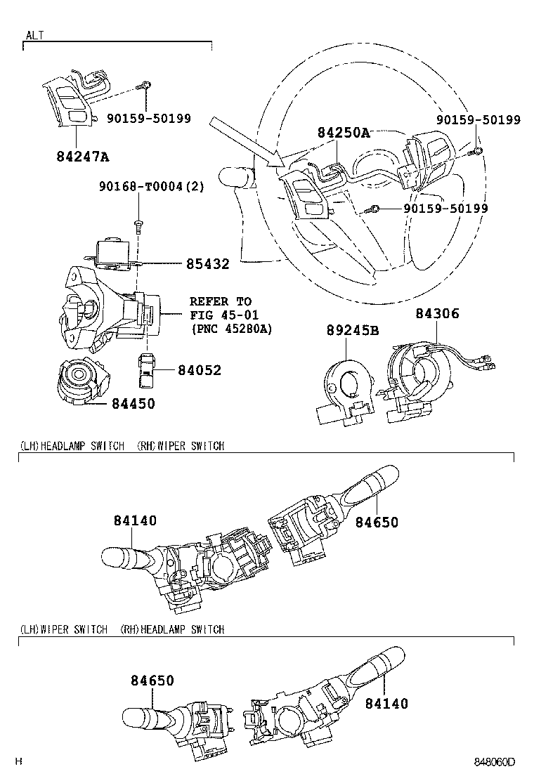  CAMRY AURION HV |  SWITCH RELAY COMPUTER