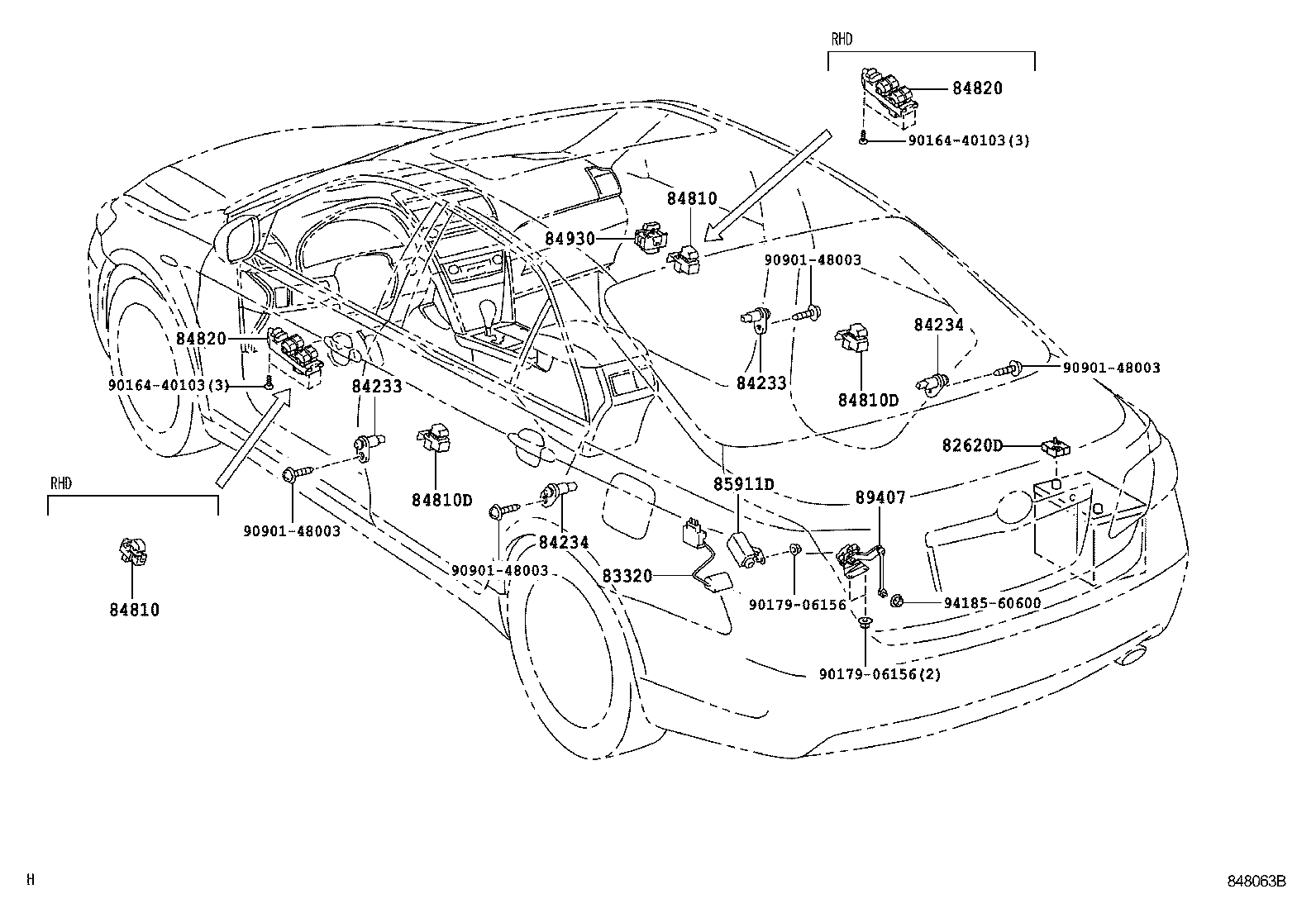  CAMRY AURION HV |  SWITCH RELAY COMPUTER