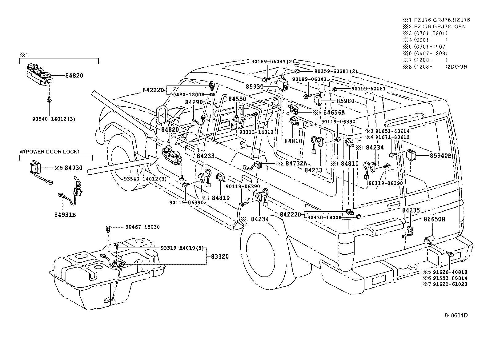  LAND CRUISER 70 |  SWITCH RELAY COMPUTER