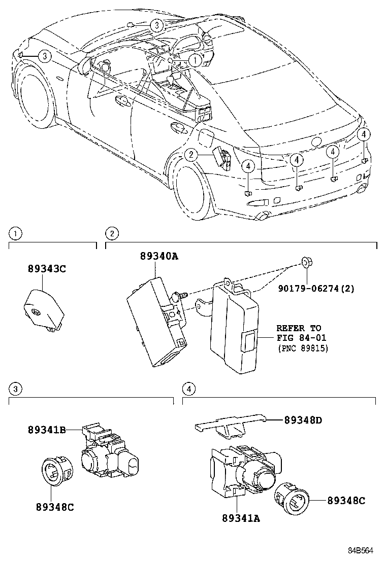  IS250 350 2 D |  CLEARANCE BACK SONAR