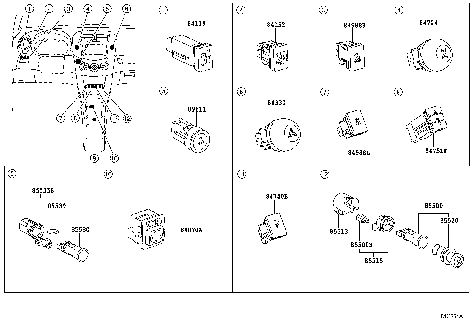  RAV4 CHINA |  SWITCH RELAY COMPUTER