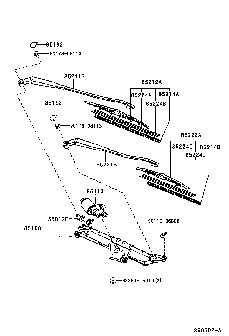  YARIS ECHO |  WINDSHIELD WIPER