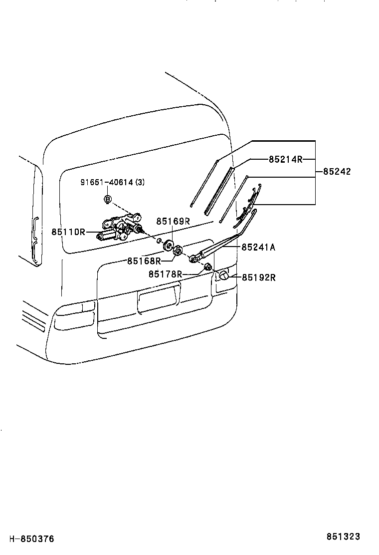  COASTER CHINA |  REAR WIPER