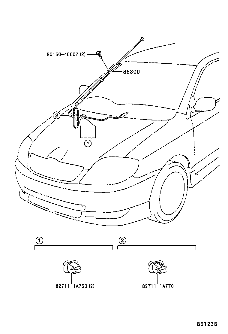  COROLLA |  ANTENNA