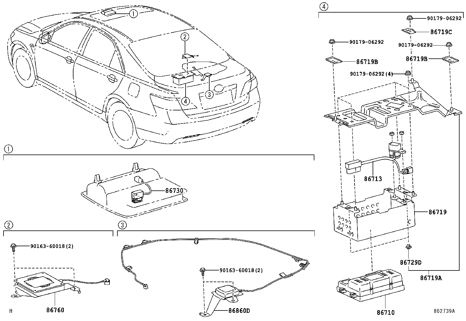  CAMRY AURION HV |  TELEPHONE MAYDAY