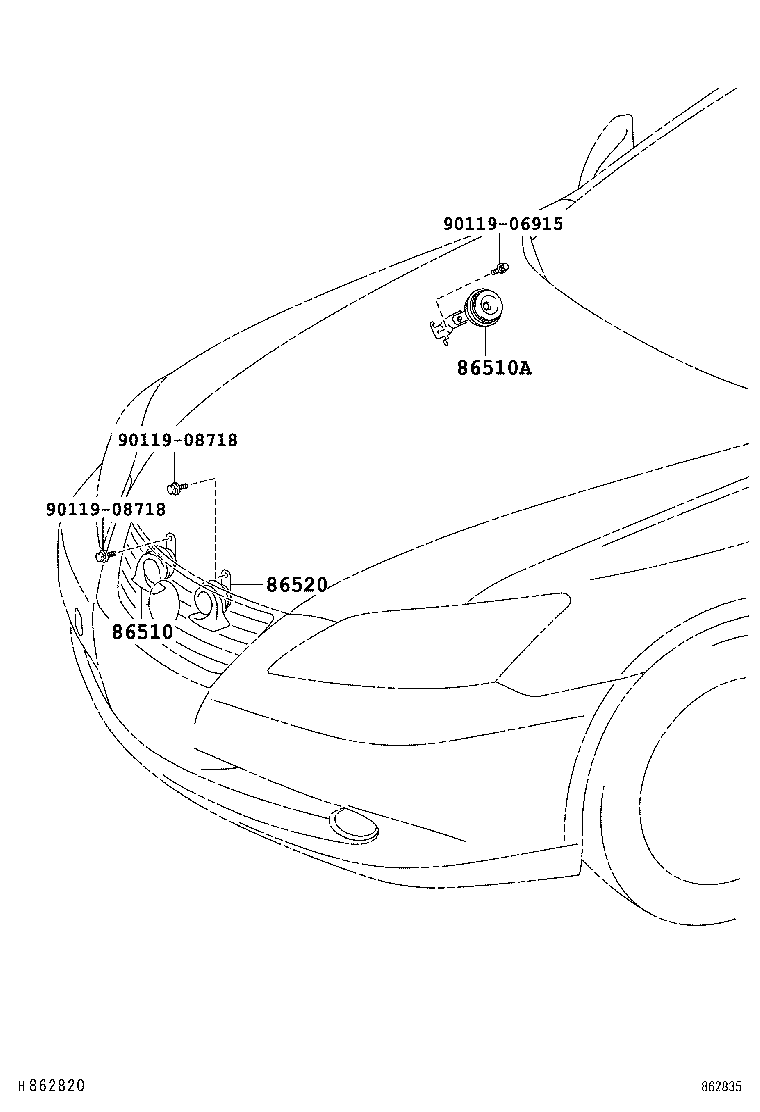  ES240 350 |  HORN