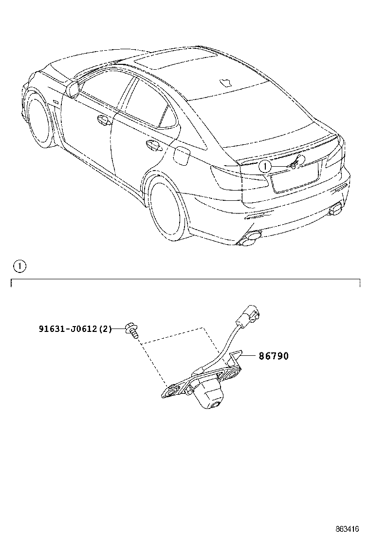  IS F |  REAR MONITOR DISPLAY CAMERA