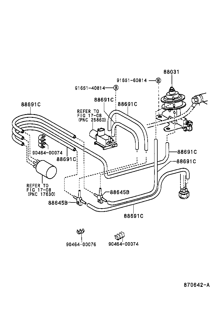  TOWNACE LITEACE |  HEATING AIR CONDITIONING VACUUM PIPING