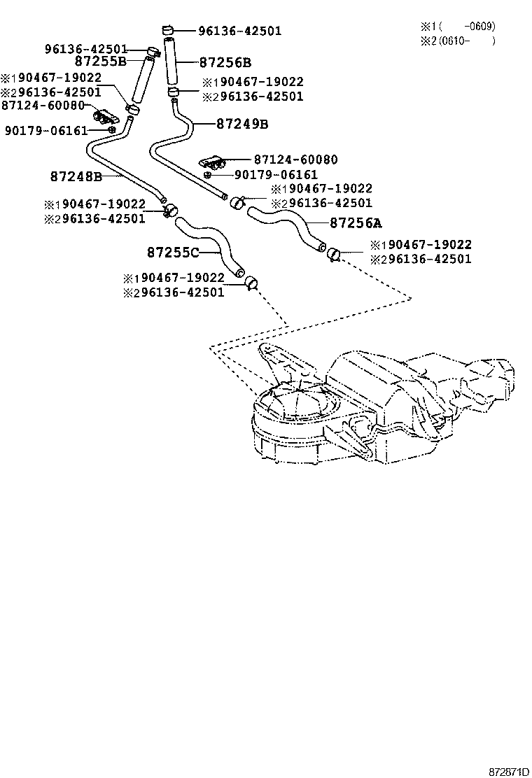  LAND CRUISER 100 |  HEATING AIR CONDITIONING WATER PIPING