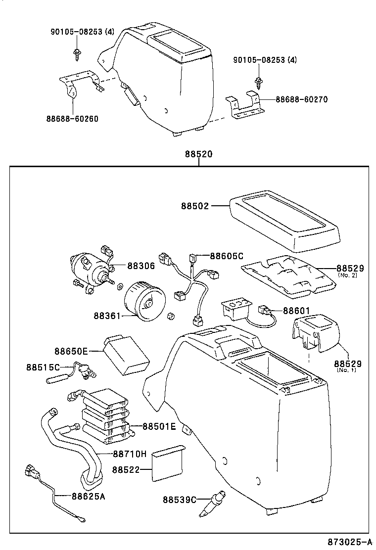  LAND CRUISER 80 |  HEATING AIR CONDITIONING COOLER UNIT