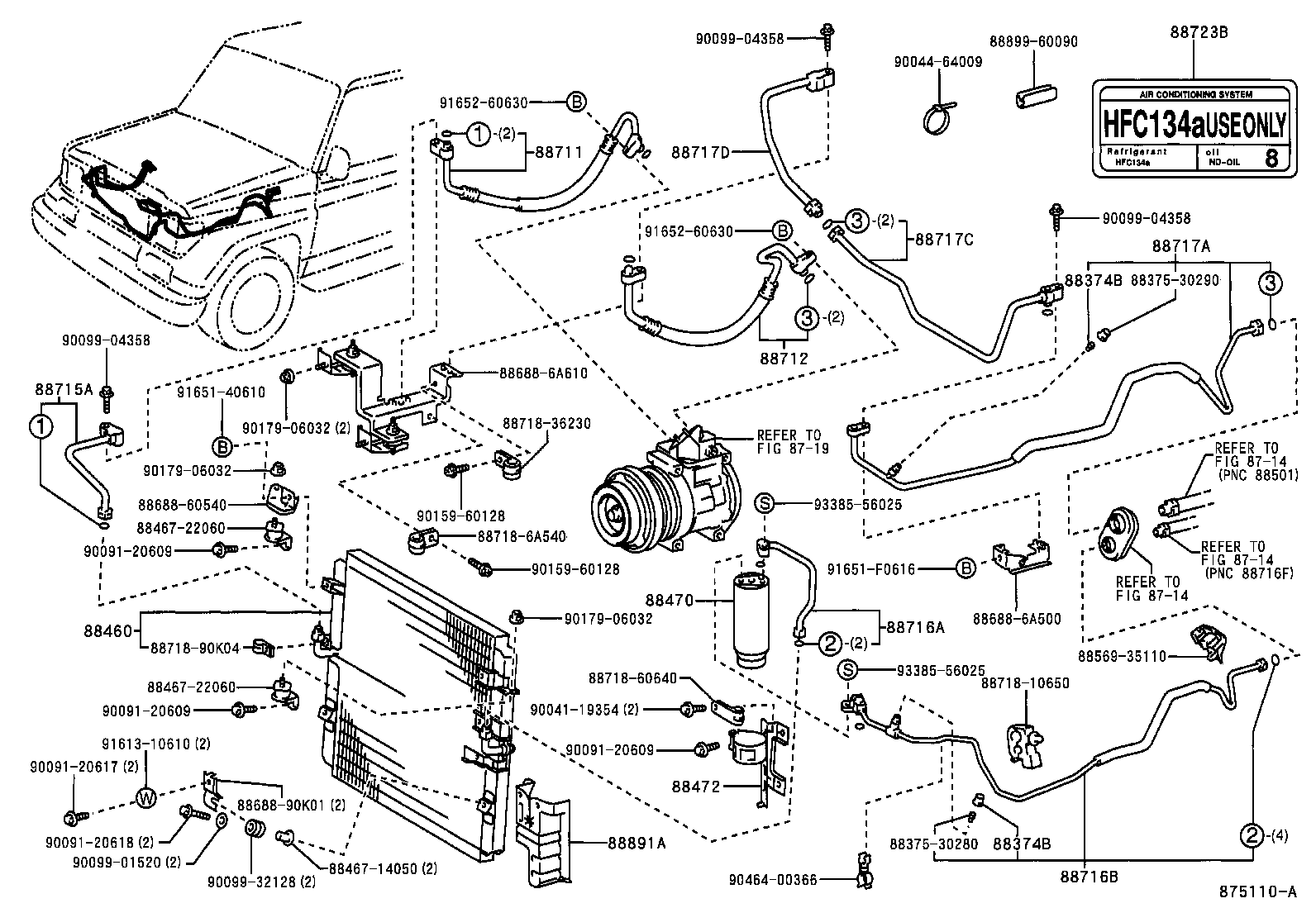  LAND CRUISER 70 |  HEATING AIR CONDITIONING COOLER PIPING