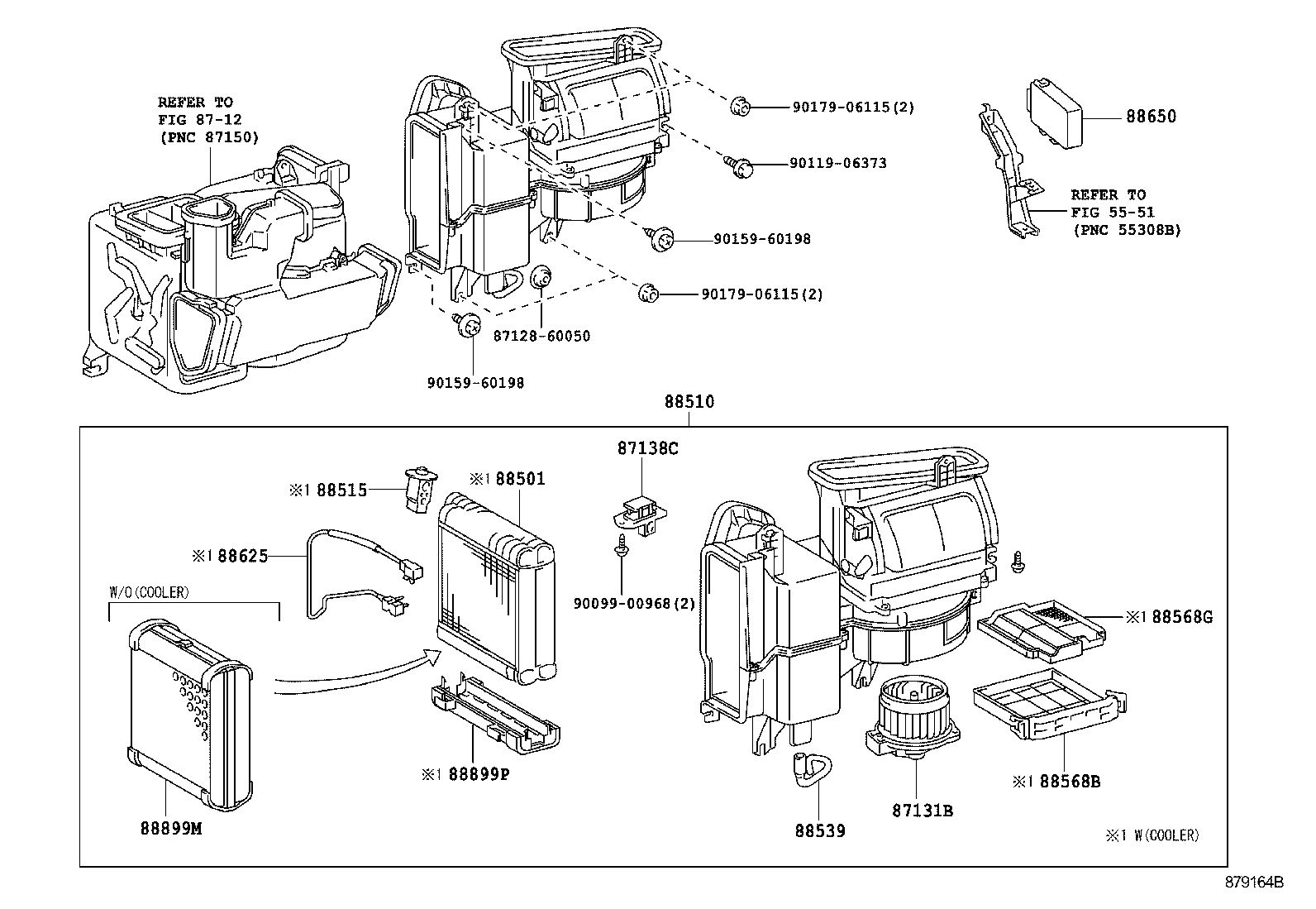  LAND CRUISER 70 |  HEATING AIR CONDITIONING COOLER UNIT