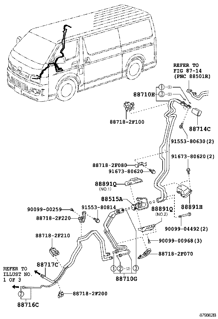  HIACE |  HEATING AIR CONDITIONING COOLER PIPING