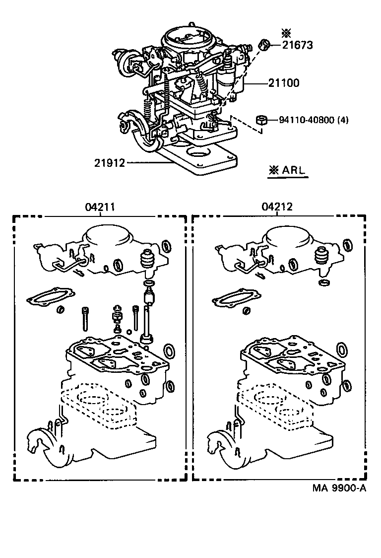  LAND CRUISER 80 |  CARBURETOR ASSEMBLY