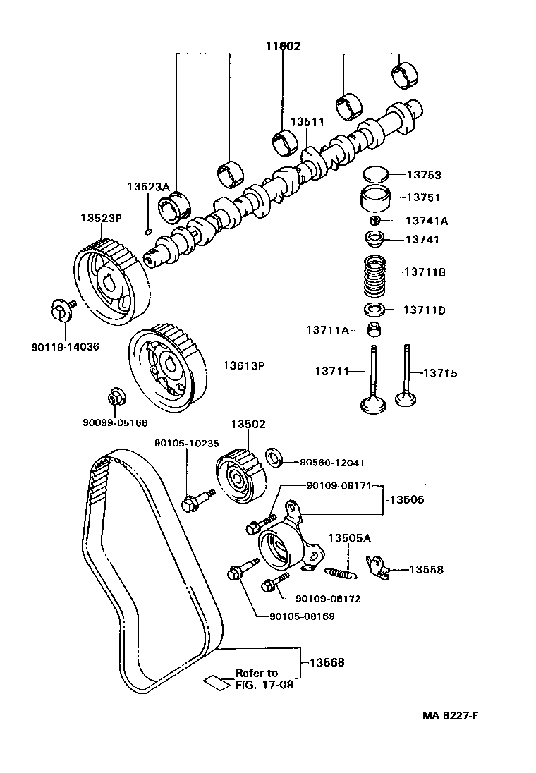  HILUX 2WD |  CAMSHAFT VALVE