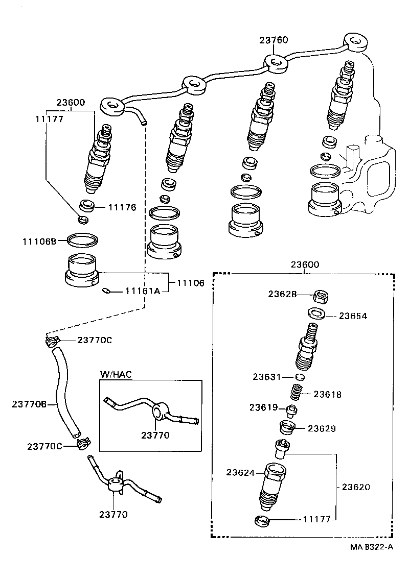  HILUX 2WD |  INJECTION NOZZLE