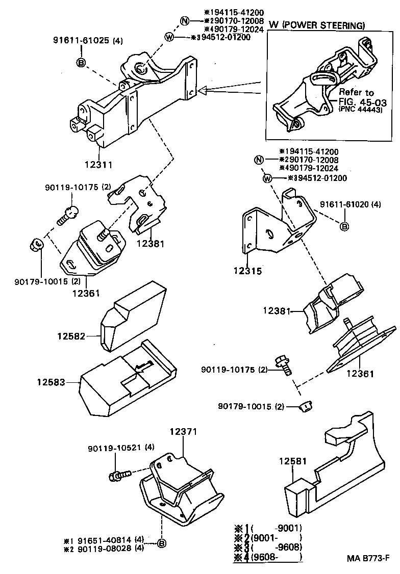  HILUX 2WD |  MOUNTING