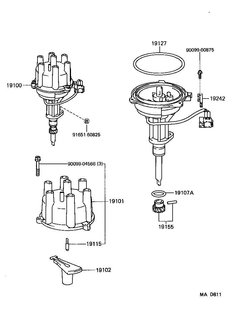  LAND CRUISER 80 |  DISTRIBUTOR