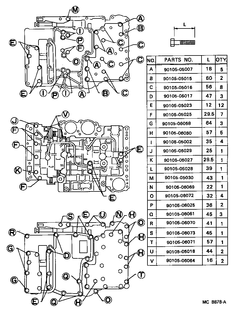  LAND CRUISER 80 |  VALVE BODY OIL STRAINER ATM