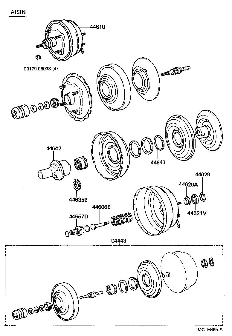  HIACE VAN COMUTER |  BRAKE BOOSTER VACUUM TUBE