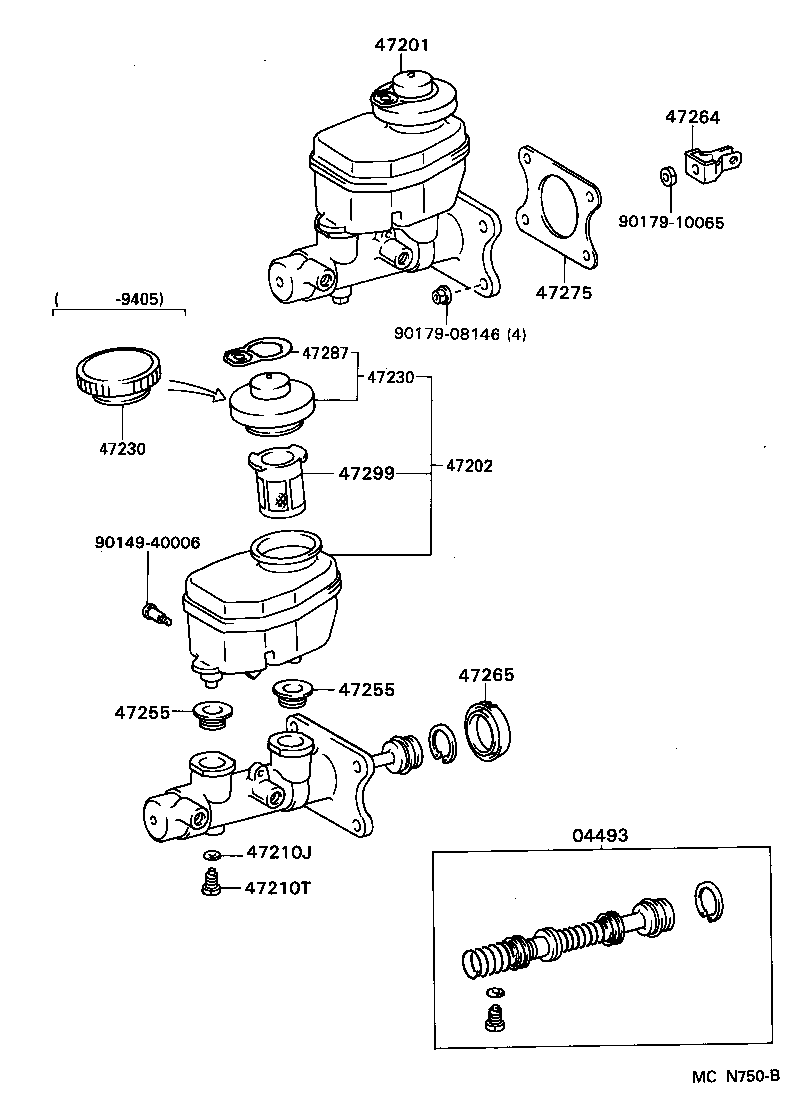  LAND CRUISER 80 |  BRAKE MASTER CYLINDER