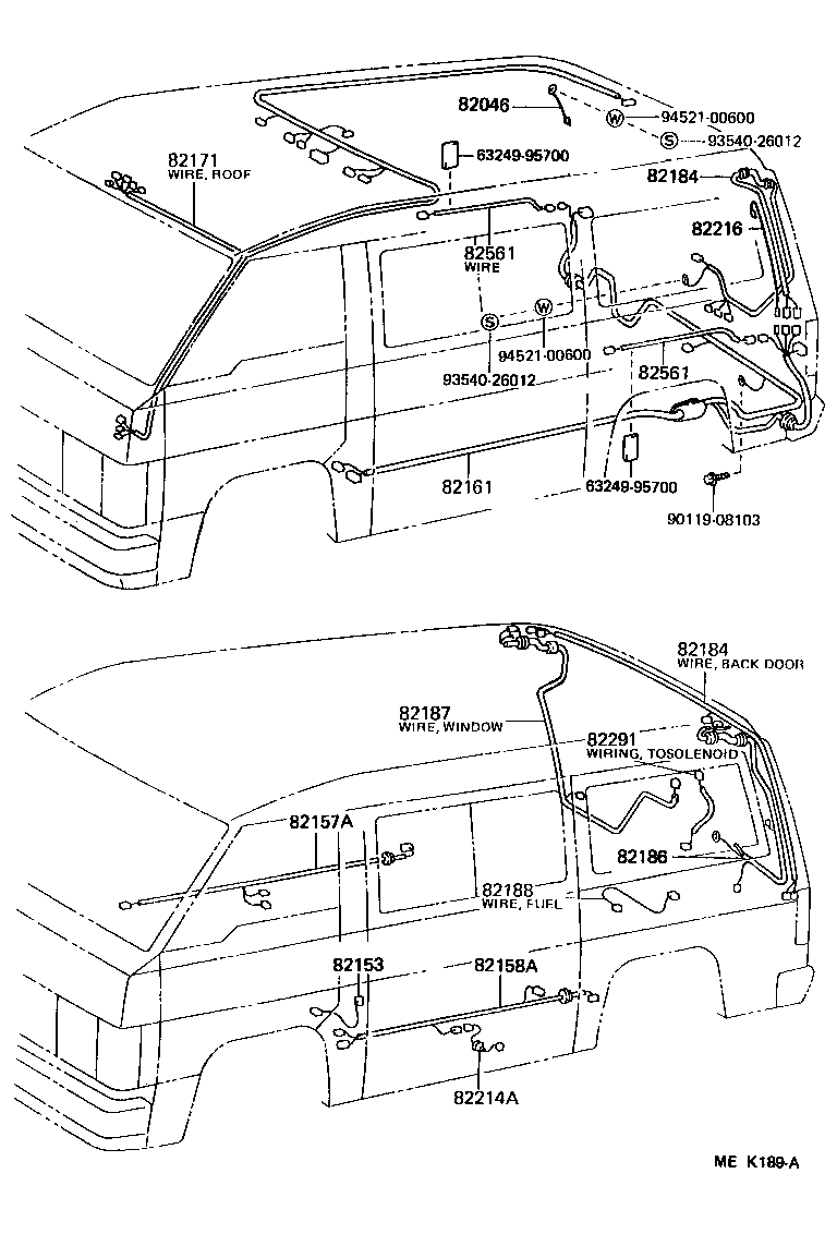  HIACE VAN COMUTER |  WIRING CLAMP