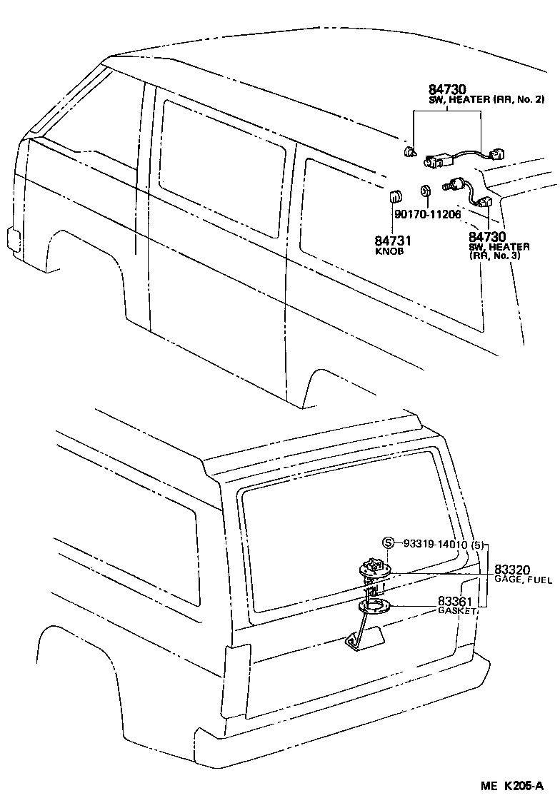  HIACE VAN COMUTER |  SWITCH RELAY COMPUTER