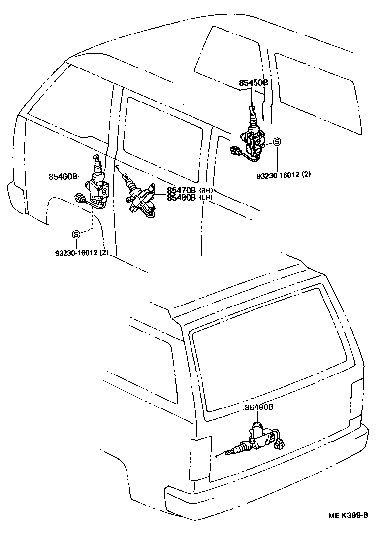  HIACE VAN COMUTER |  DOOR MOTOR DOOR SOLENOID