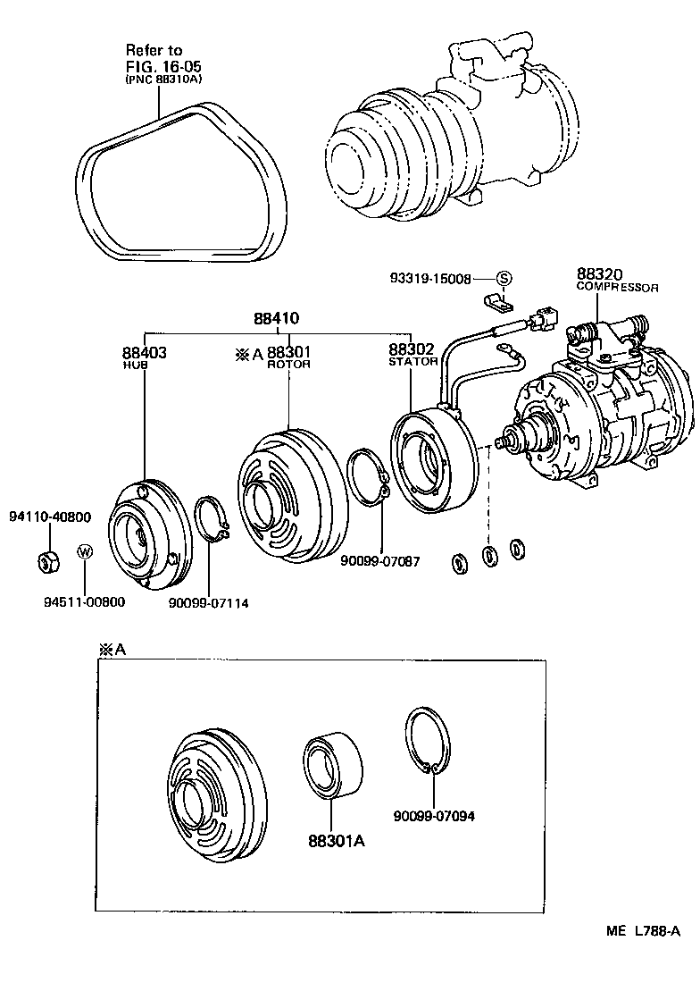  HIACE VAN COMUTER |  HEATING AIR CONDITIONING COMPRESSOR