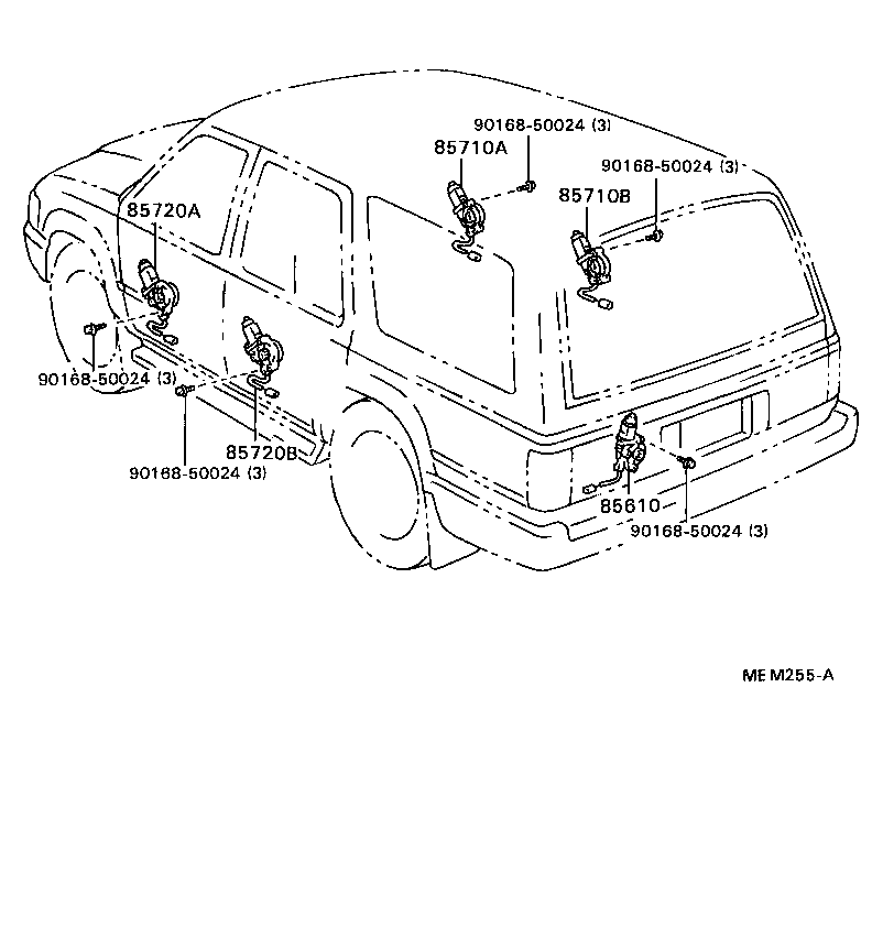  HILUX 2WD |  DOOR MOTOR DOOR SOLENOID