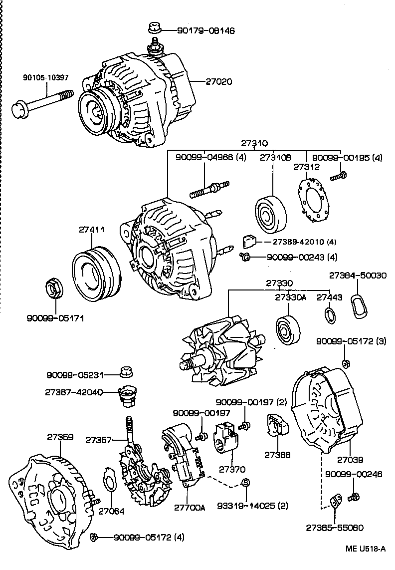  LAND CRUISER 80 |  ALTERNATOR