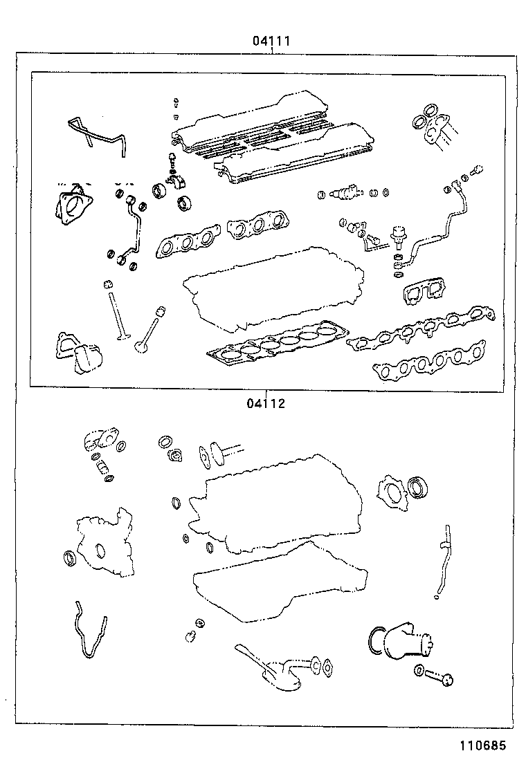  GS300 430 |  ENGINE OVERHAUL GASKET KIT