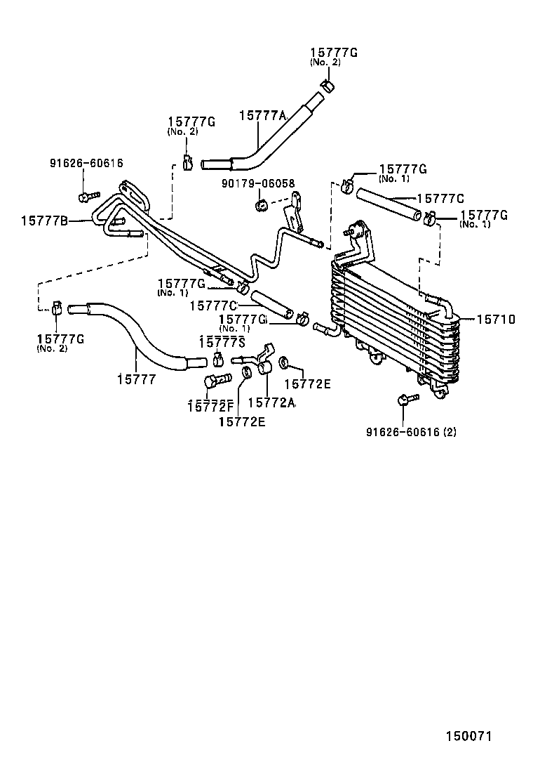  COROLLA |  ENGINE OIL COOLER