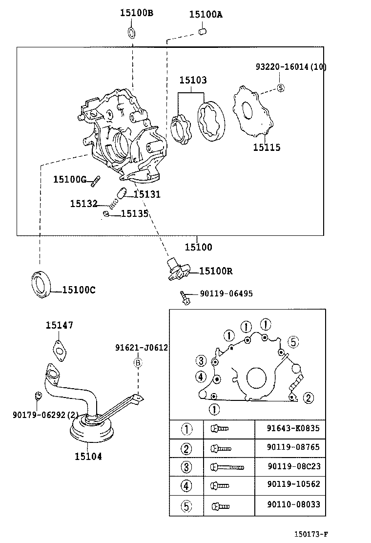  GS300 430 |  ENGINE OIL PUMP