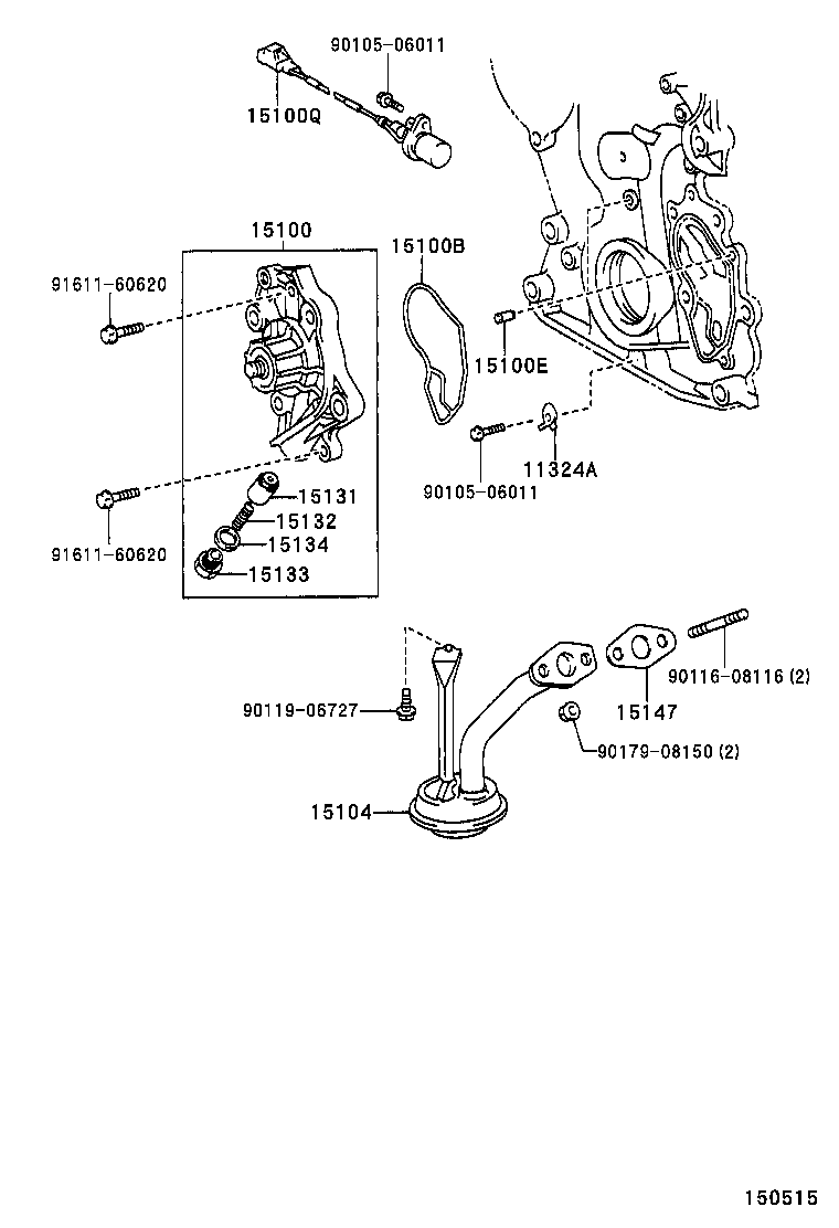  IS200 300 |  ENGINE OIL PUMP