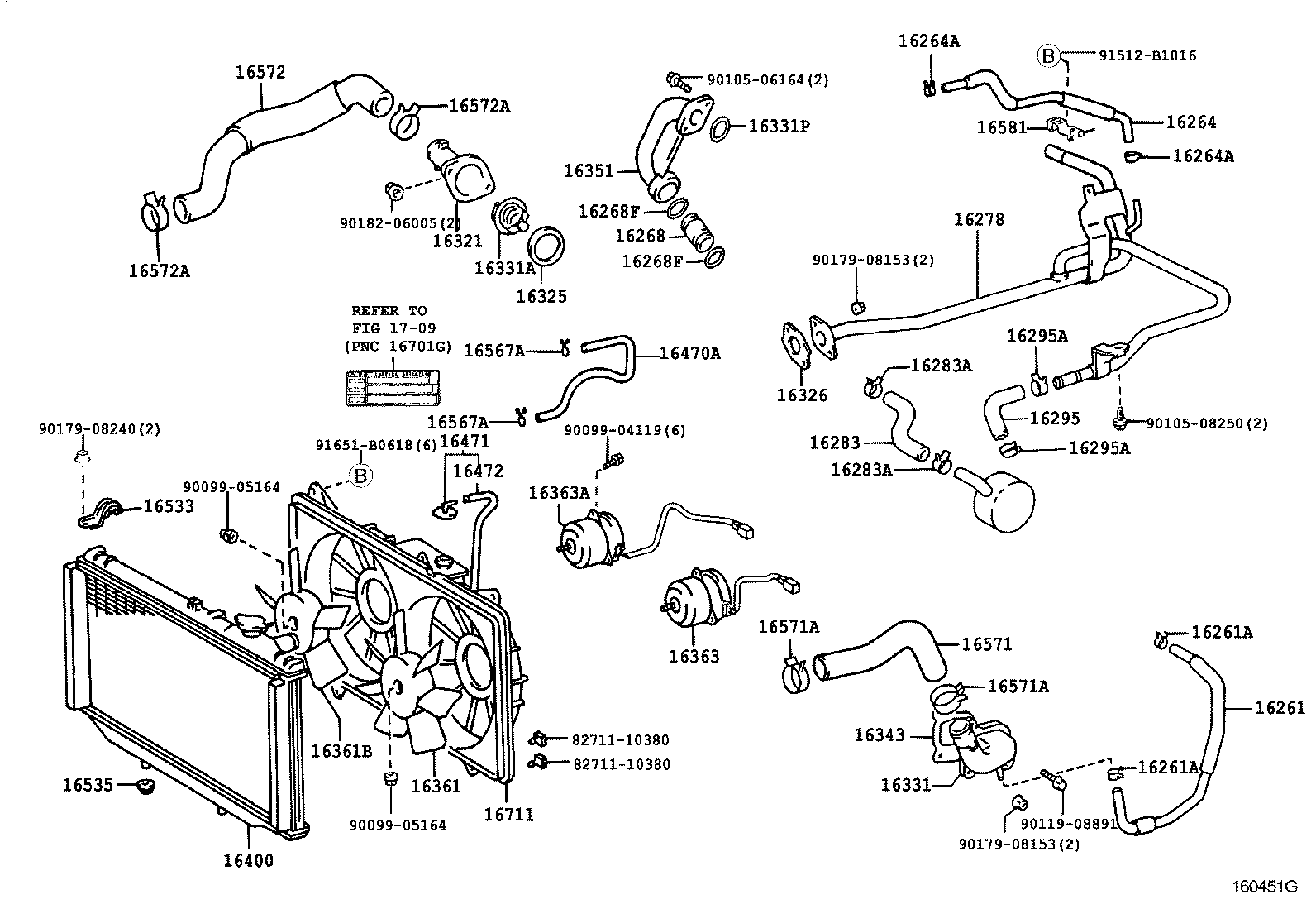  GS300 430 |  RADIATOR WATER OUTLET