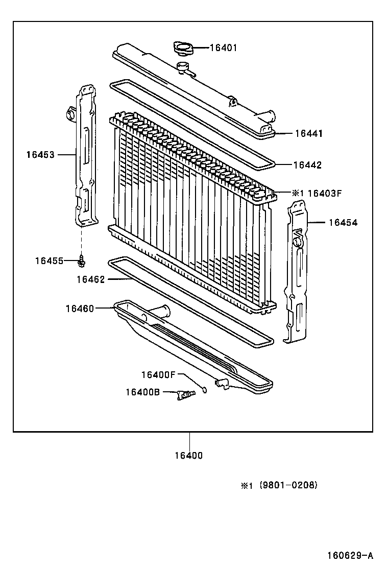  LX470 |  RADIATOR WATER OUTLET