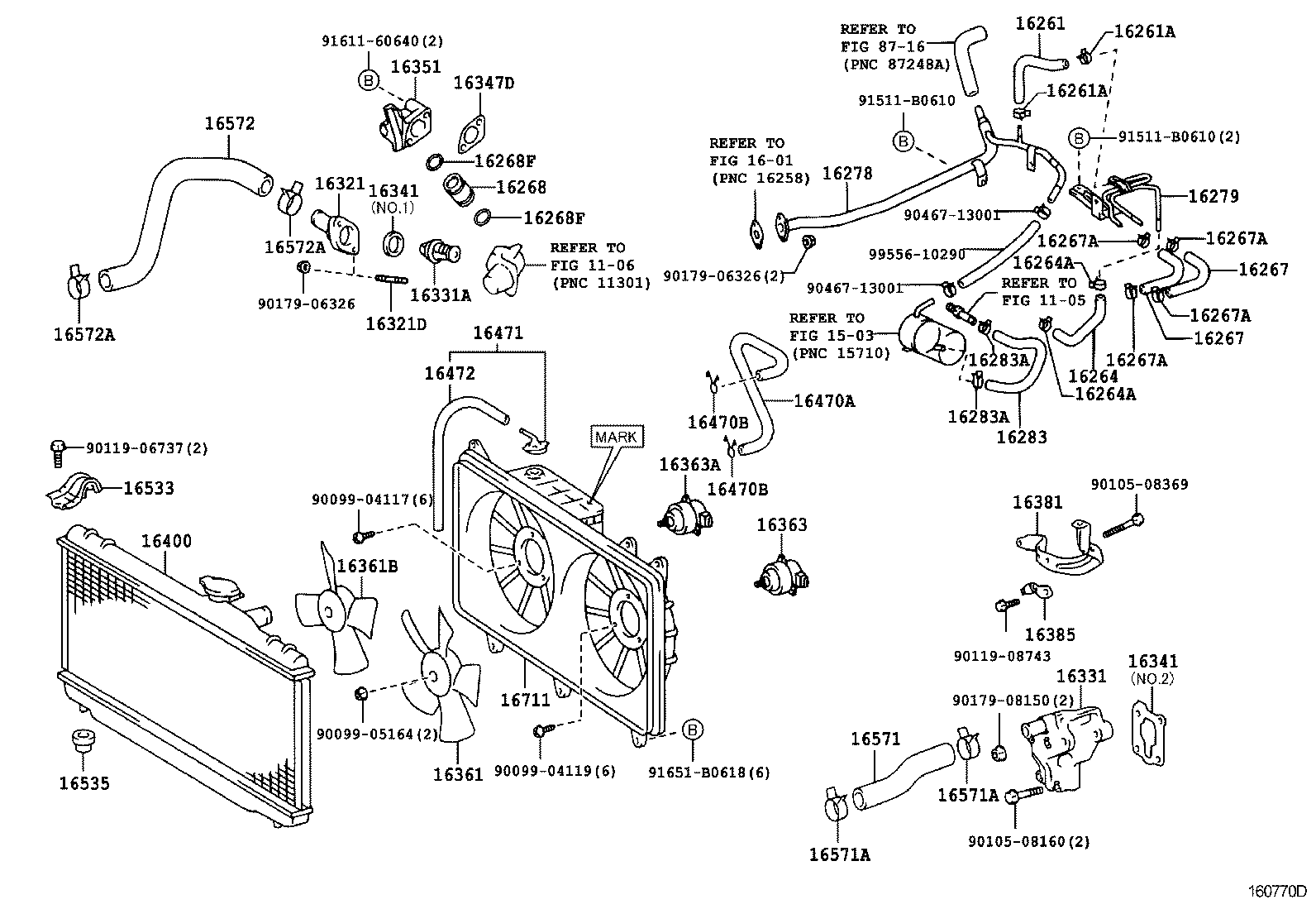  IS200 300 |  RADIATOR WATER OUTLET