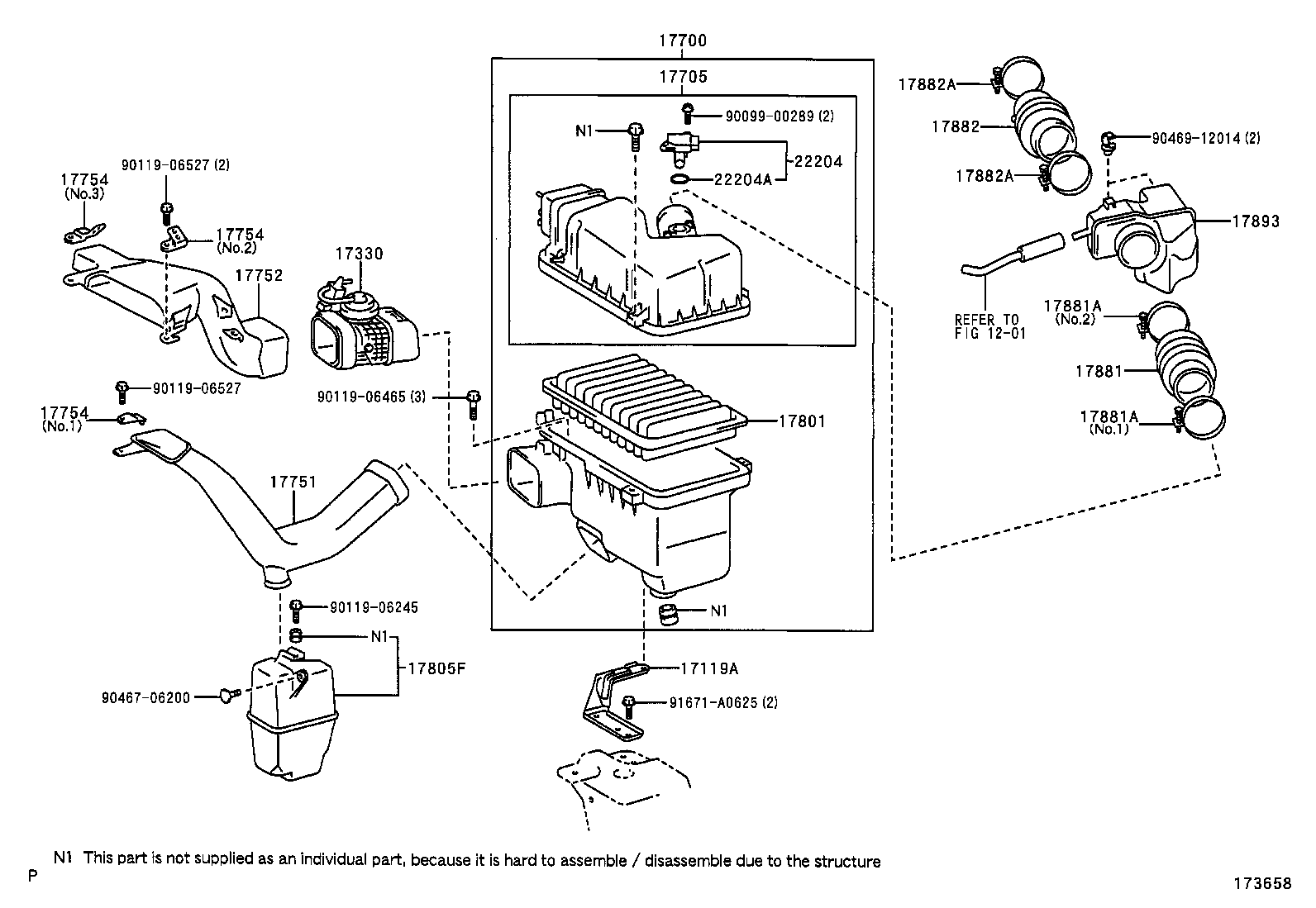  RX300 330 350 |  AIR CLEANER