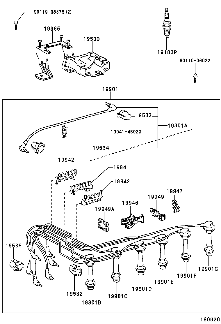  CROWN |  IGNITION COIL SPARK PLUG