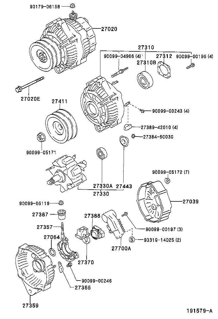  LAND CRUISER 100 105 |  ALTERNATOR